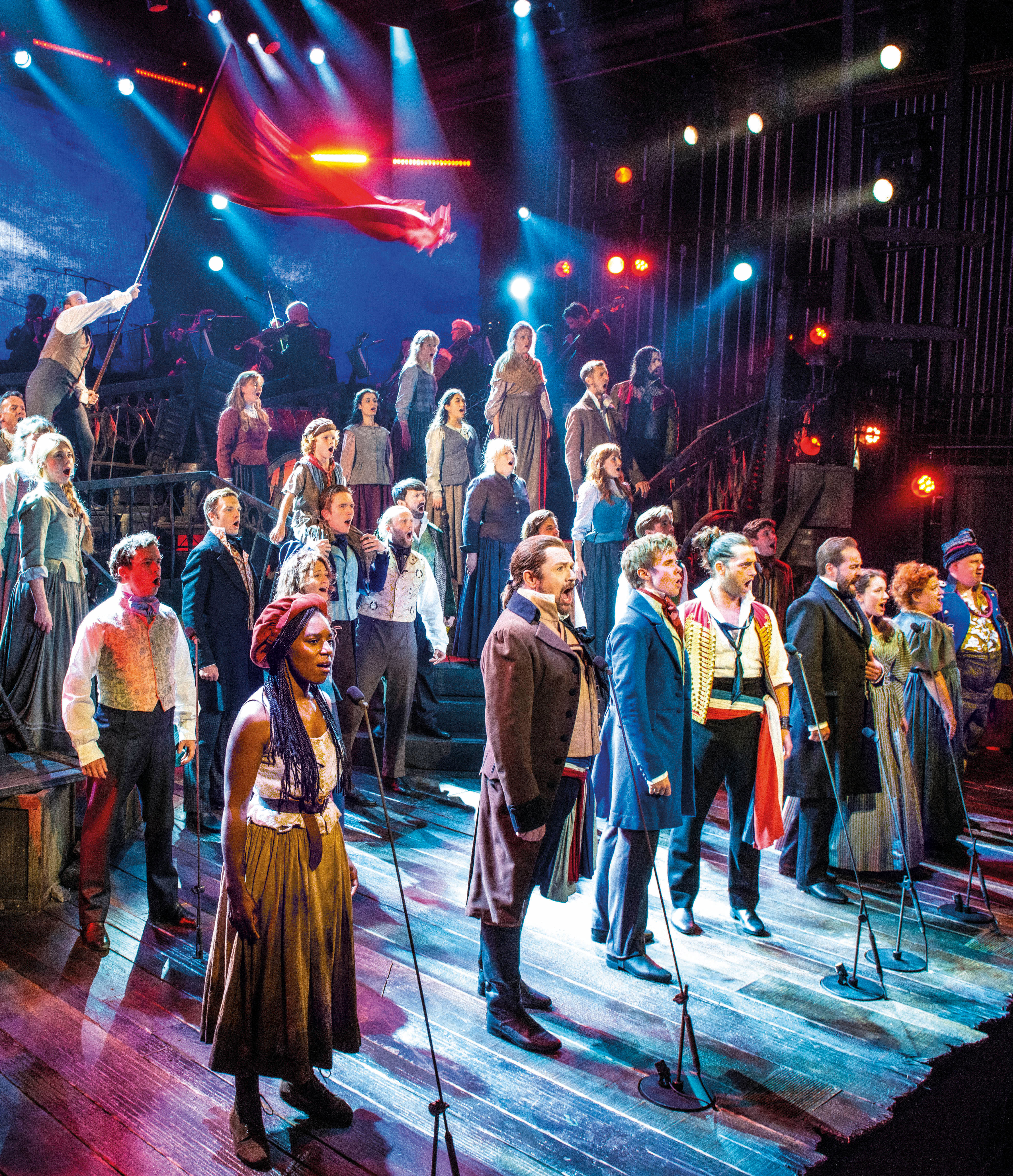 Les Misérables cast and crew gather at Production Park ahead of global tour image