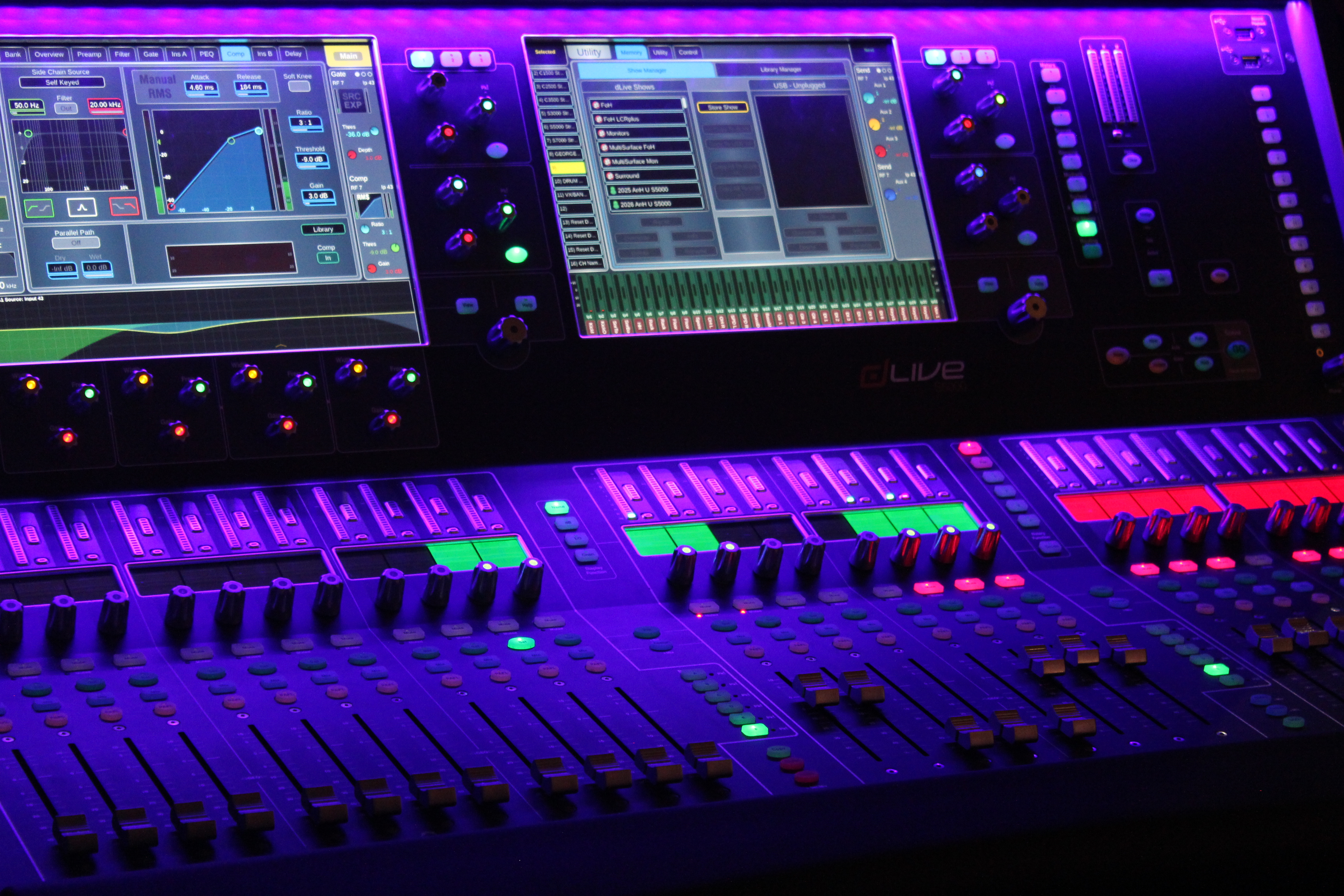 mixing booth