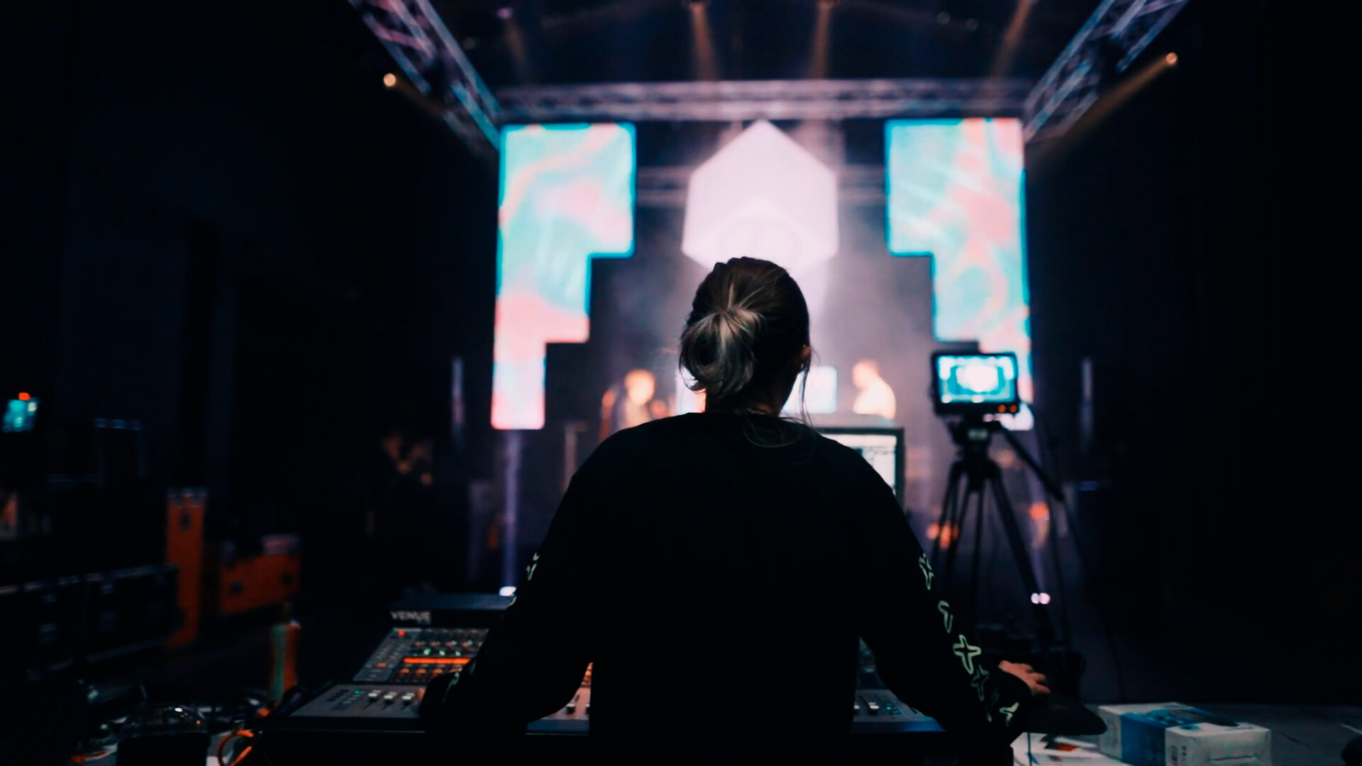 Back stage