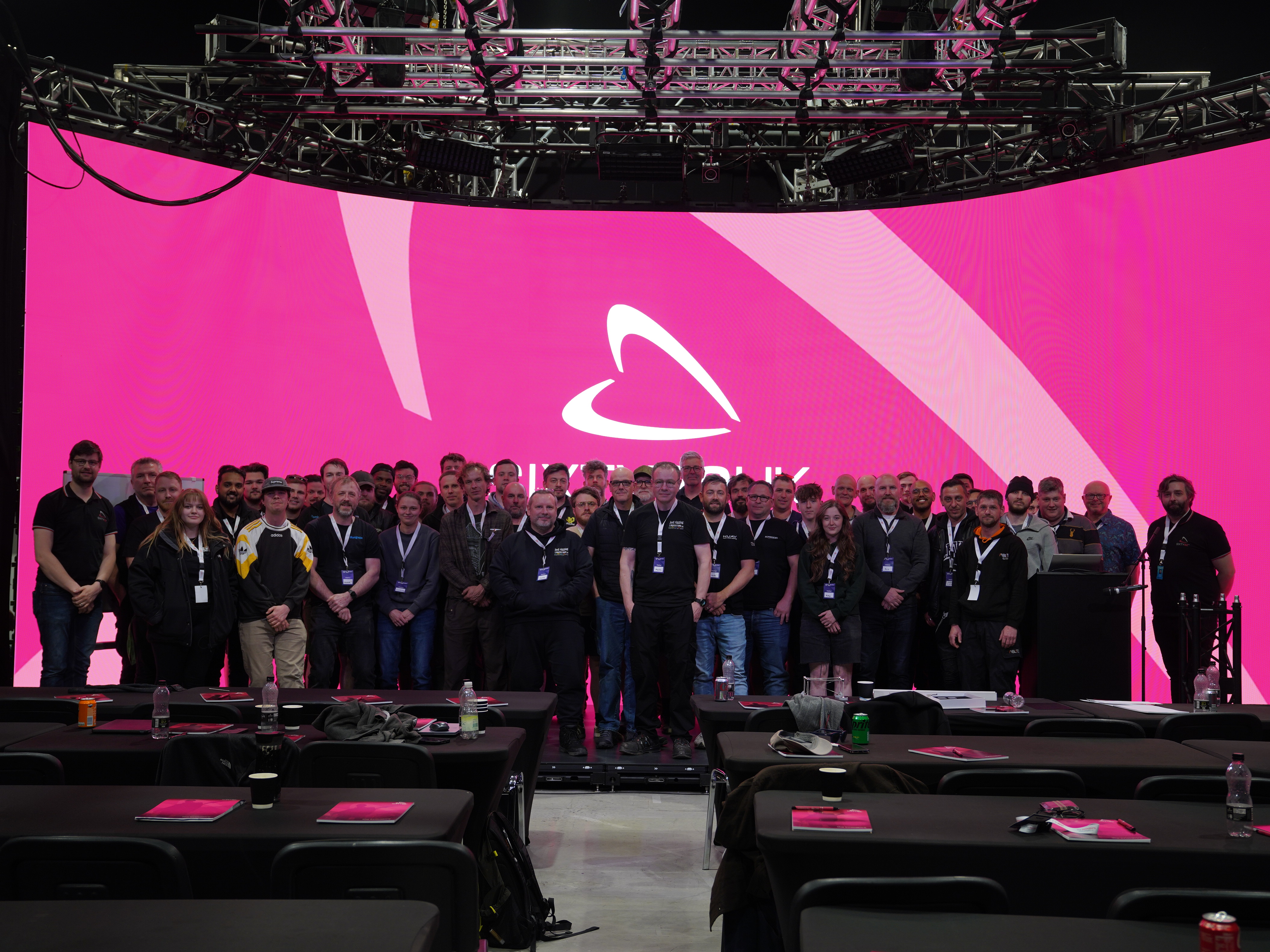 Group photo of truss training participants